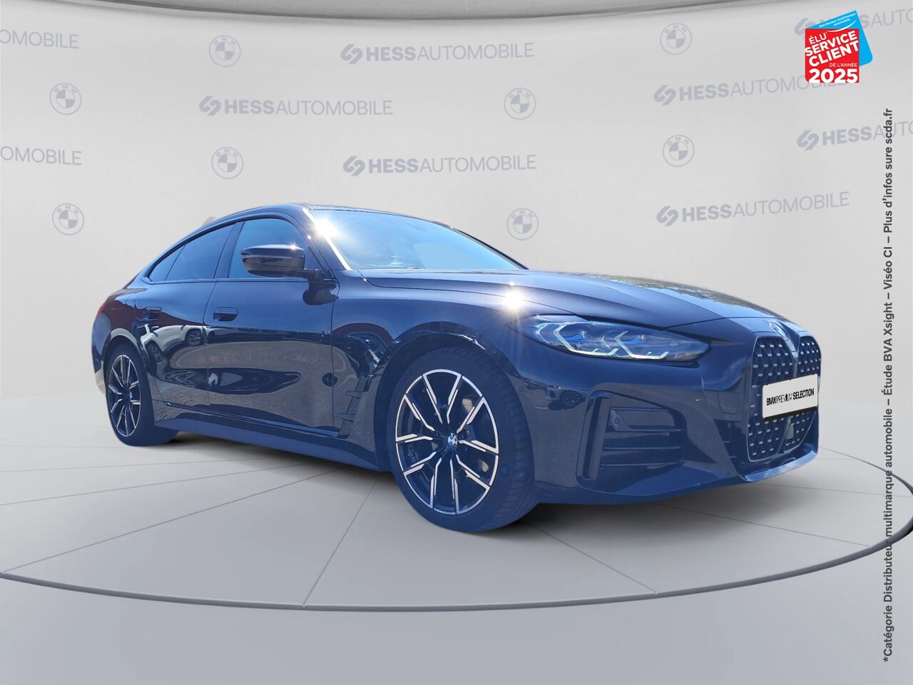 Véhicule d'occasion BMW SERIE 4 GRAN COUPE 420DA 190CH M SPORT TOUVRANT SIEGES CHAUF/CUIR GPS CAMERA CARPLAY H/KARDON chez MINI Mulhouse