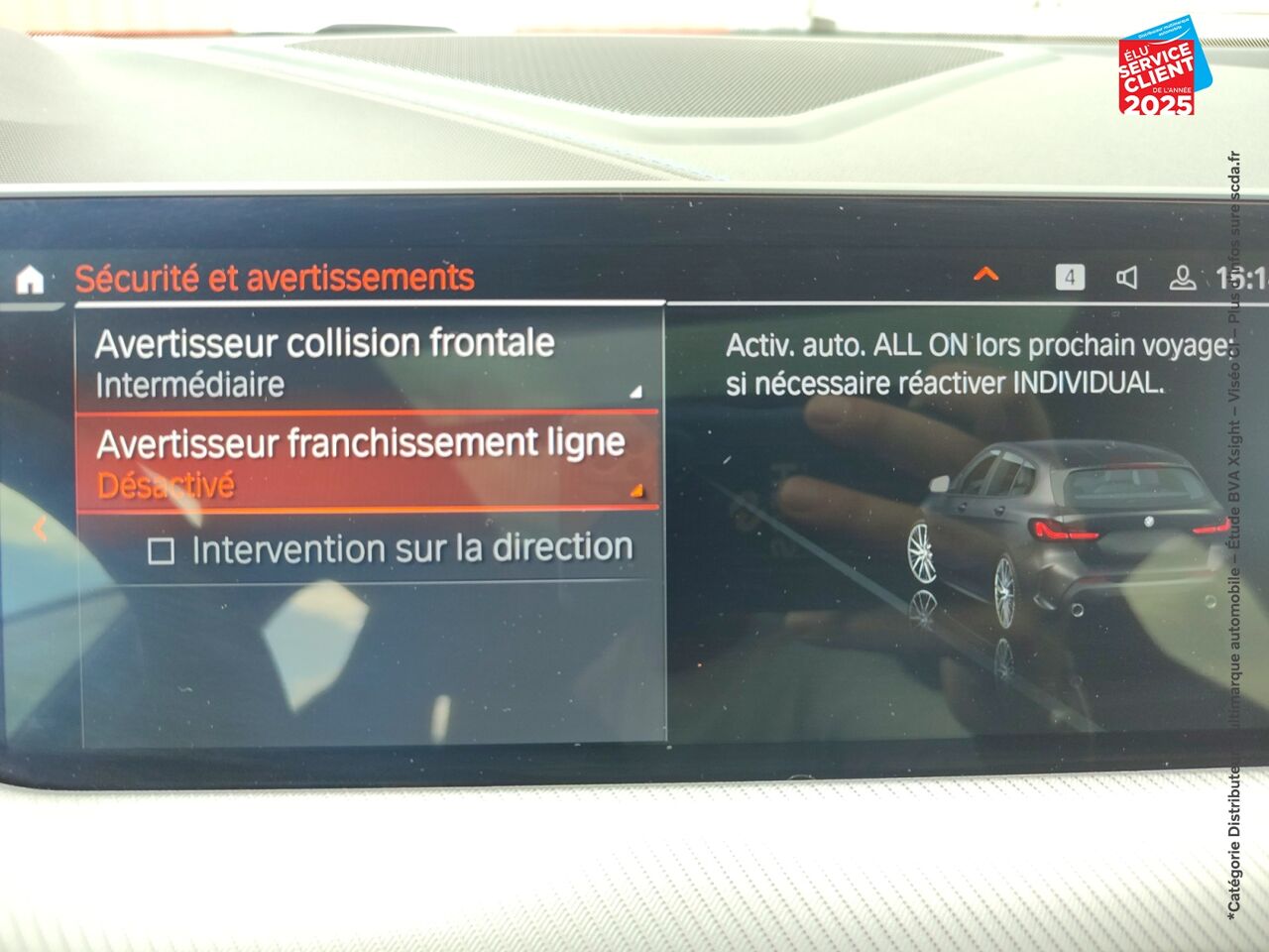 Véhicule d'occasion BMW SERIE 1 118DA 150CH M SPORT TOUVRANT GPS CAMERA CARPLAY chez Jaguar Nancy