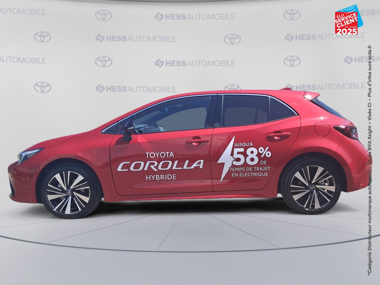 Véhicule d'occasion TOYOTA COROLLA 1.8 140CH DESIGN MY25 chez Renault Colmar