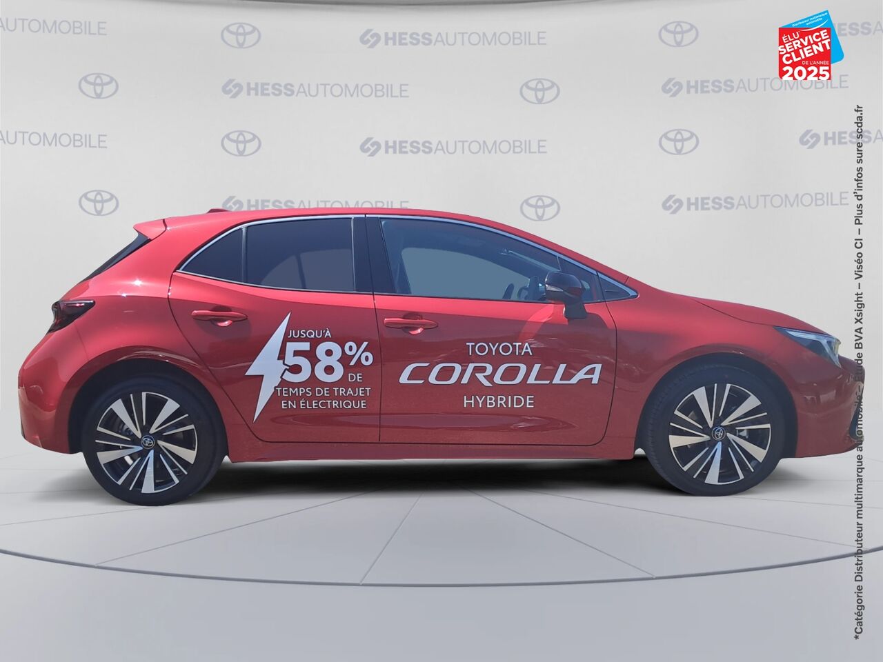 Véhicule d'occasion TOYOTA COROLLA 1.8 140CH DESIGN MY25 chez Renault Colmar
