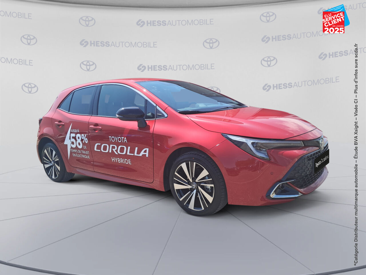 Véhicule d'occasion TOYOTA COROLLA 1.8 140CH DESIGN MY25 chez Renault Colmar