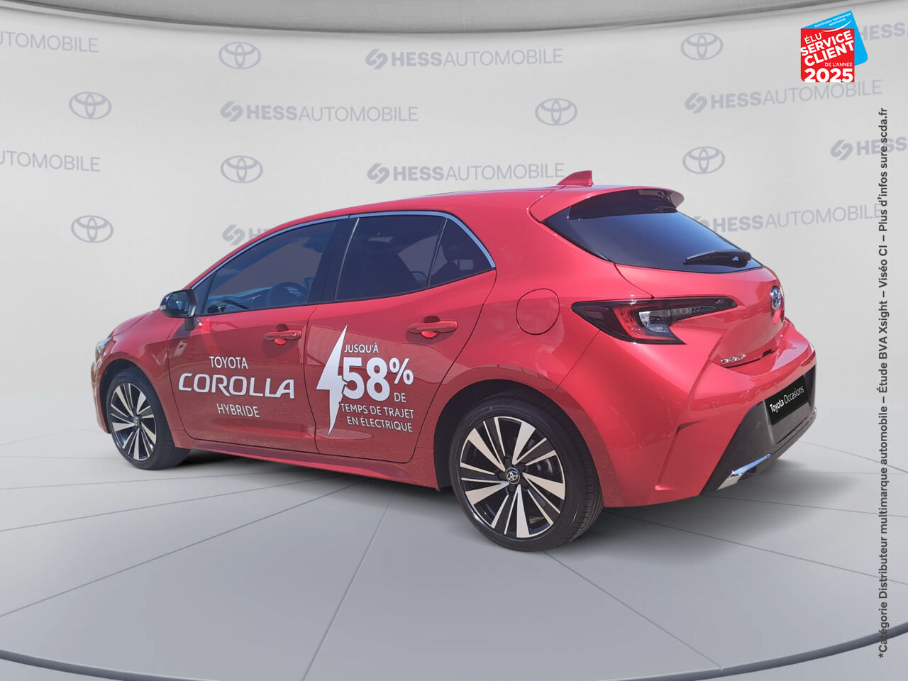 Véhicule d'occasion TOYOTA COROLLA 1.8 140CH DESIGN MY25 chez Renault Colmar