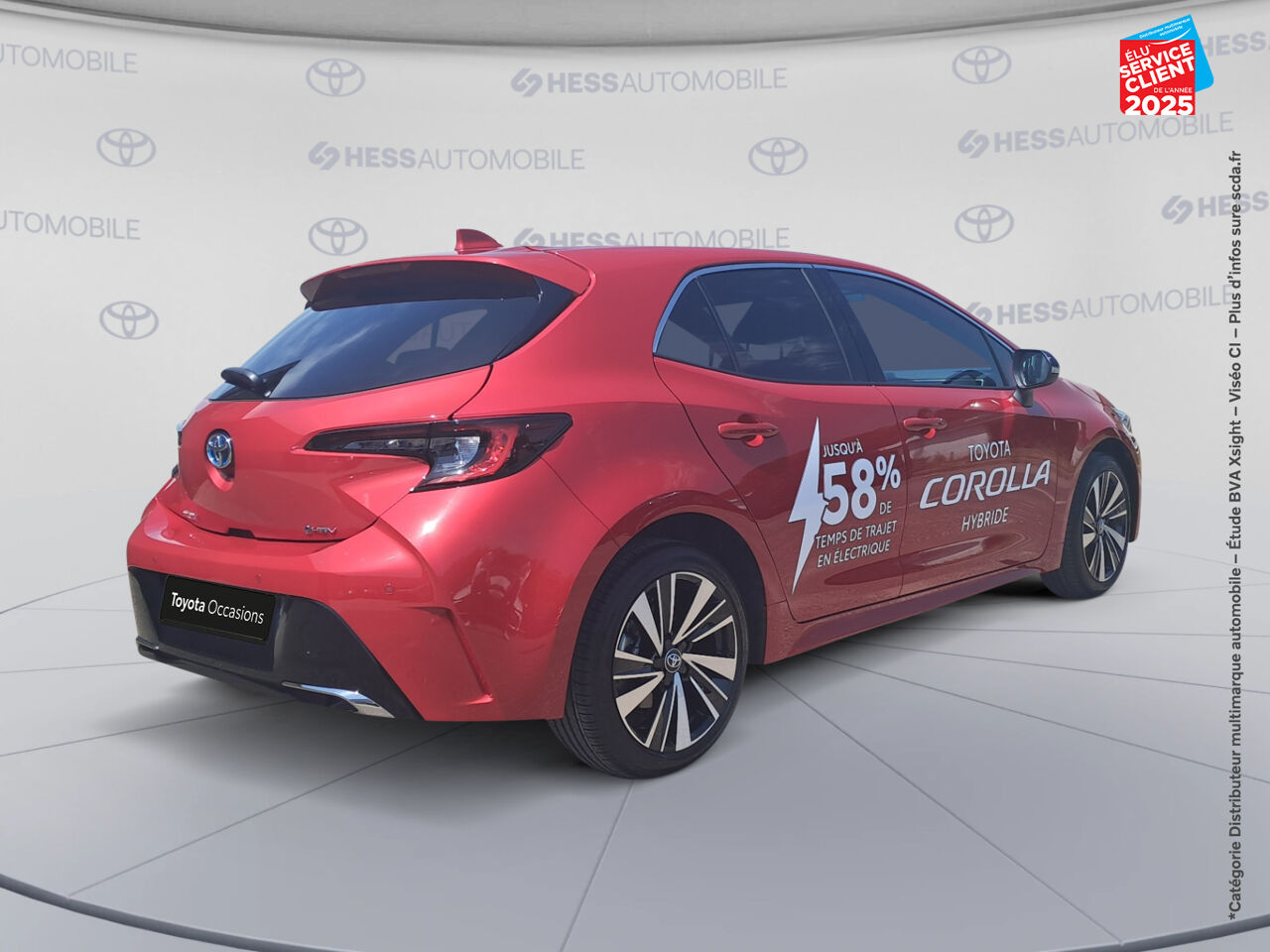 Véhicule d'occasion TOYOTA COROLLA 1.8 140CH DESIGN MY25 chez Renault Colmar