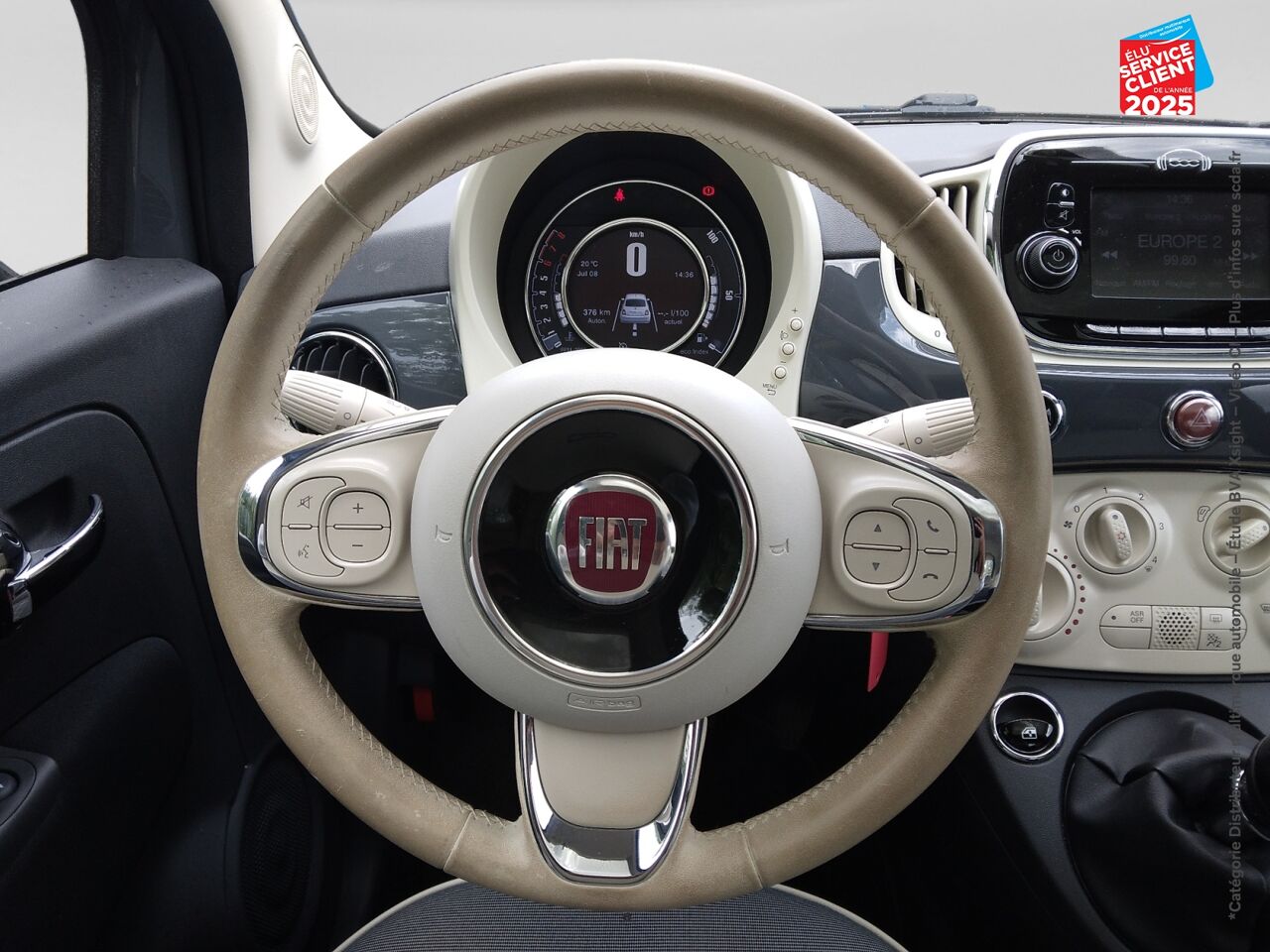 Véhicule d'occasion FIAT 500 1.2 8V 69CH LOUNGE chez Fiat 500 occasion