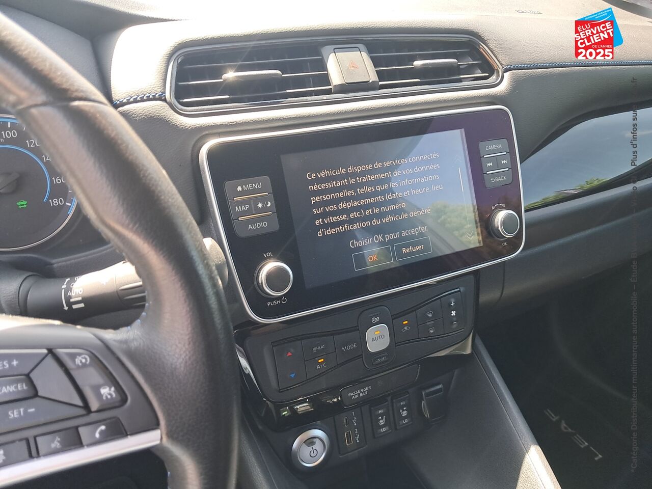 Véhicule d'occasion NISSAN LEAF 217CH E+ 62KWH N-CONNECTA 21 chez Nissan Belfort