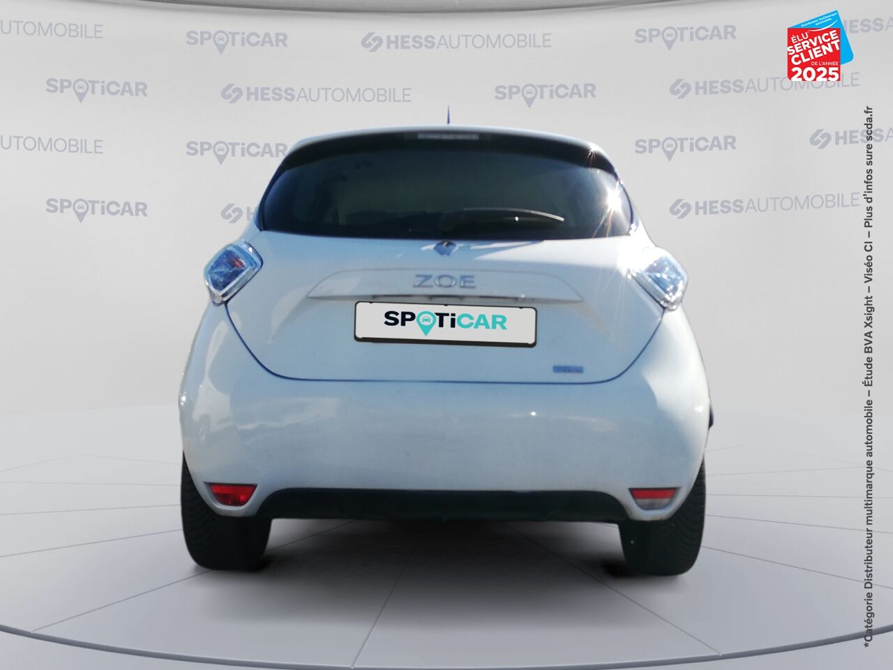 Véhicule d'occasion RENAULT ZOE ZEN CHARGE NORMALE R90 ACHAT INTEGRAL MY19 GPS chez HESS Automobile