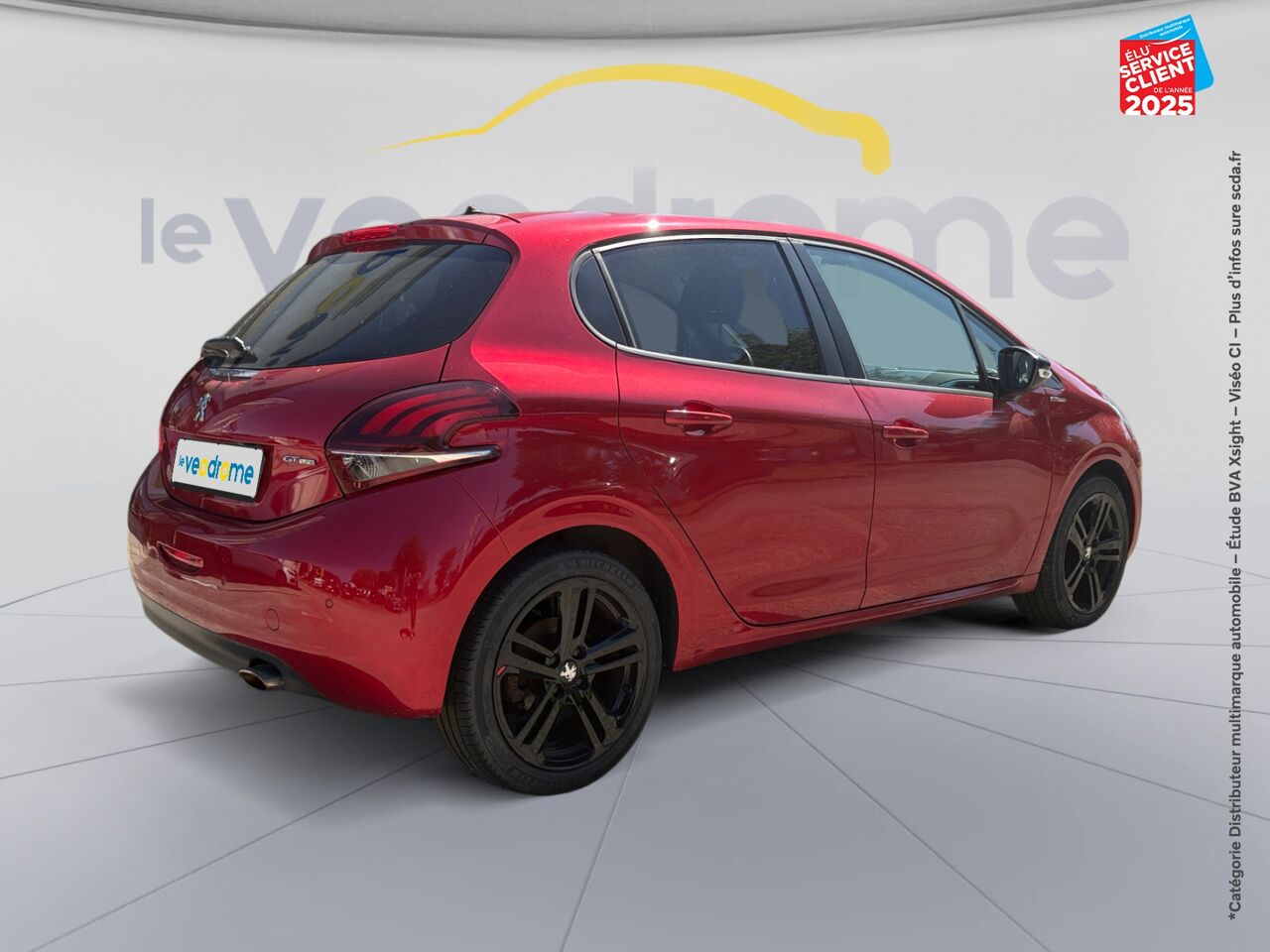 Véhicule d'occasion PEUGEOT 208 1.2 PURETECH 110CH E6.C GT LINE S/S 5P GPS CAMERA CARPLAY chez Le Veodrome