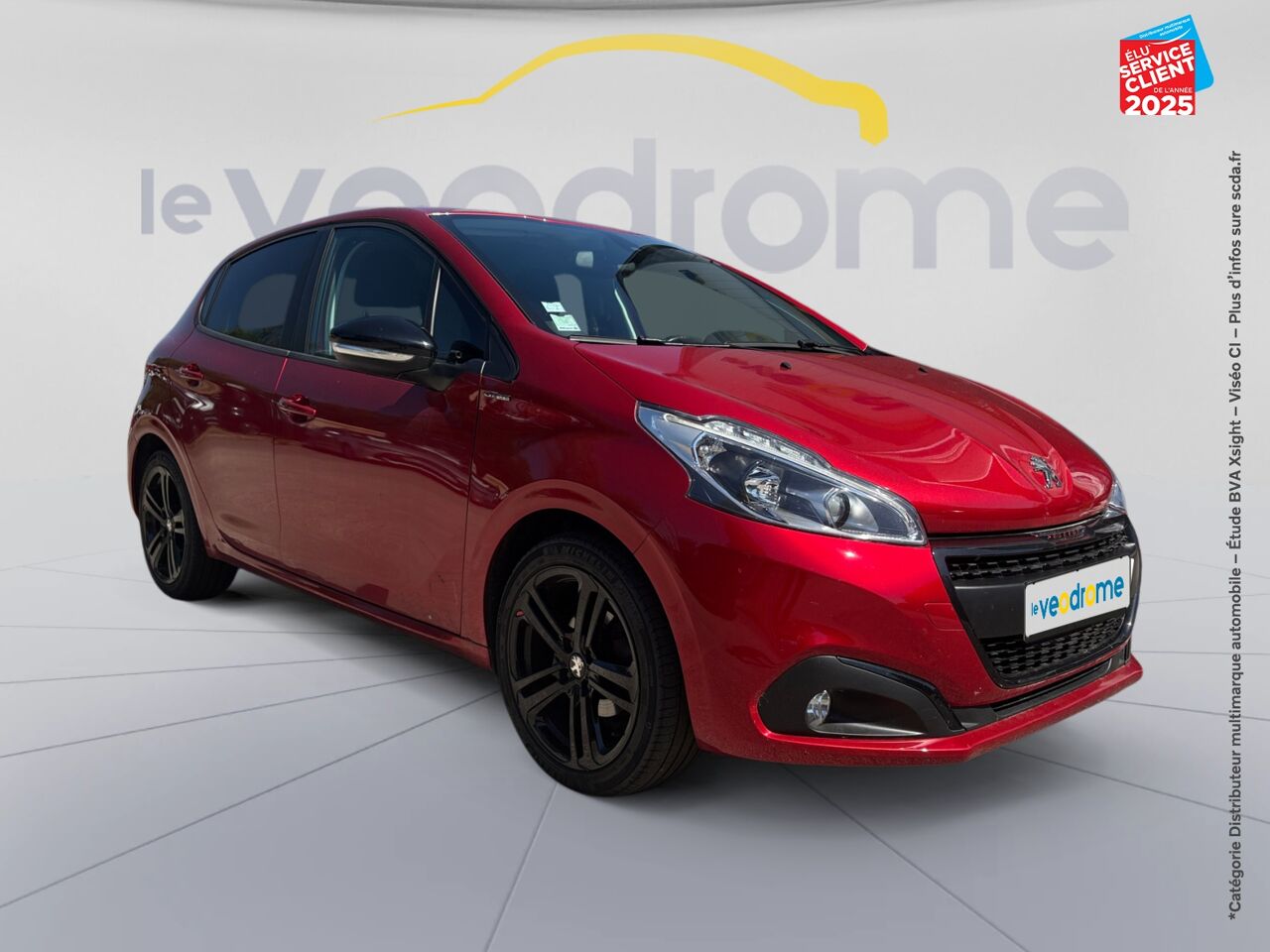 Véhicule d'occasion PEUGEOT 208 1.2 PURETECH 110CH E6.C GT LINE S/S 5P GPS CAMERA CARPLAY chez Le Veodrome