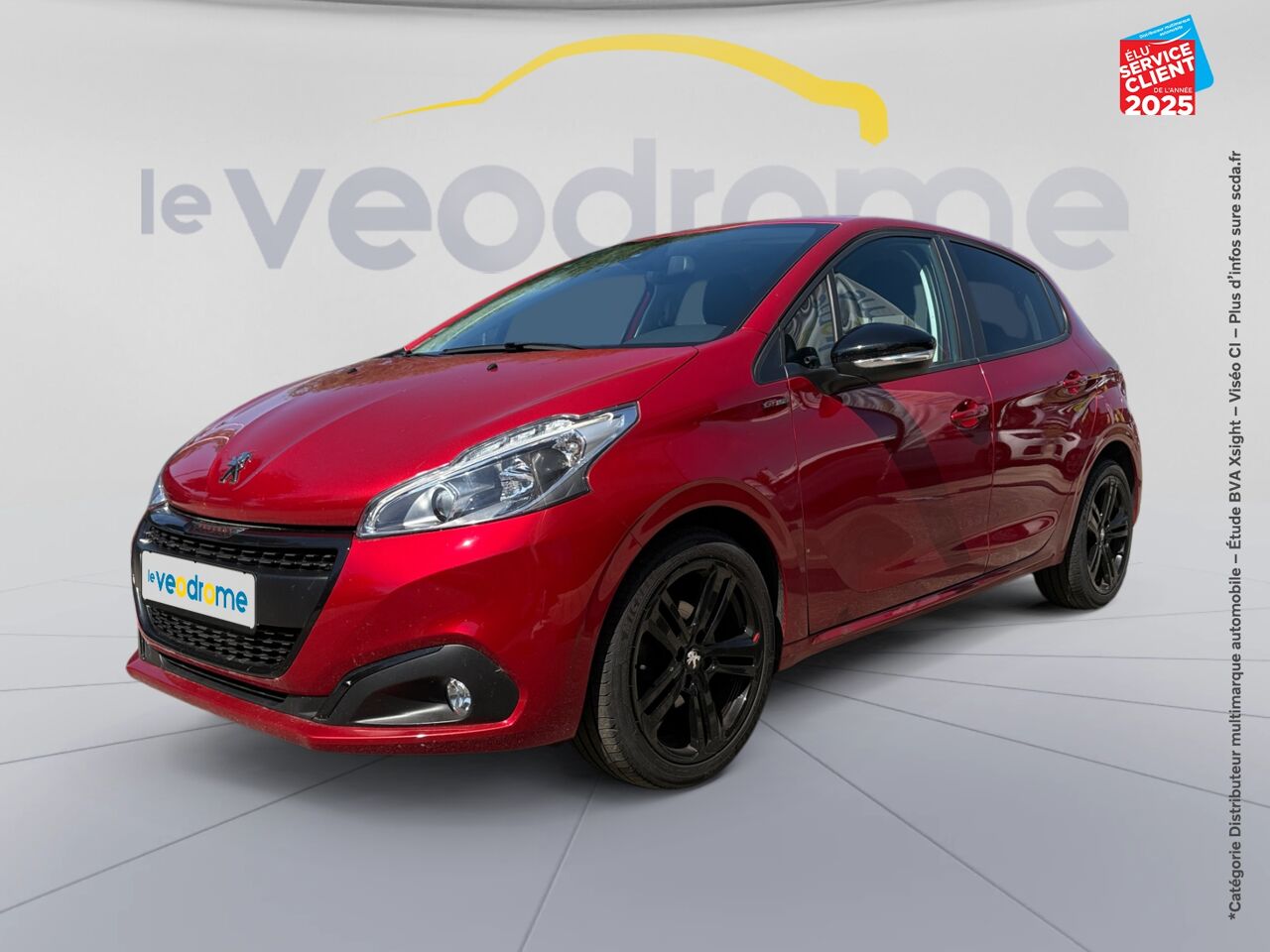 Véhicule d'occasion PEUGEOT 208 1.2 PURETECH 110CH E6.C GT LINE S/S 5P GPS CAMERA CARPLAY chez Le Veodrome