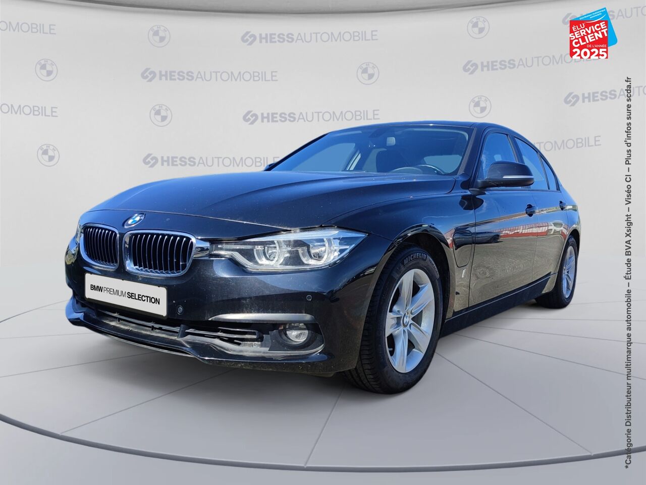 Véhicule d'occasion BMW SERIE 3 330EA 252CH LOUNGE SIEGES CHAUF GPS RADAR AV/AR chez HESS Automobile