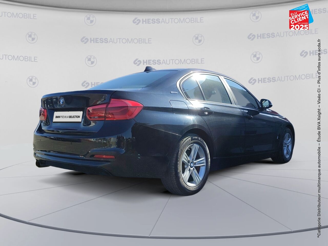 Véhicule d'occasion BMW SERIE 3 330EA 252CH LOUNGE SIEGES CHAUF GPS RADAR AV/AR chez HESS Automobile