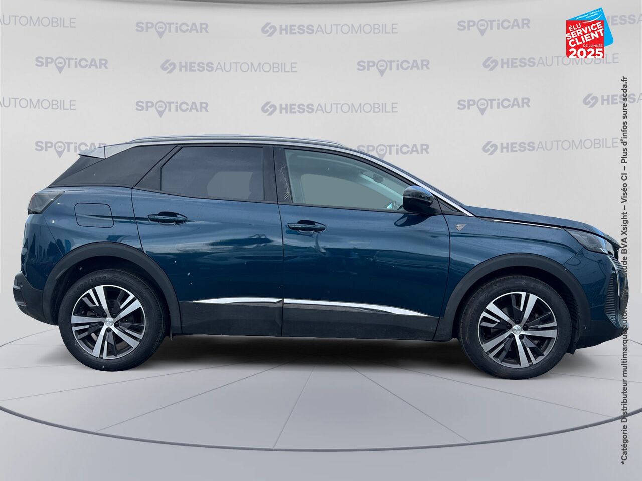 Véhicule d'occasion PEUGEOT 3008 1.5 BLUEHDI 130CH S/S ROADTRIP EAT8 SIEGES CHAUF GPS CAMERA CARPLAY chez Renault Sélestat