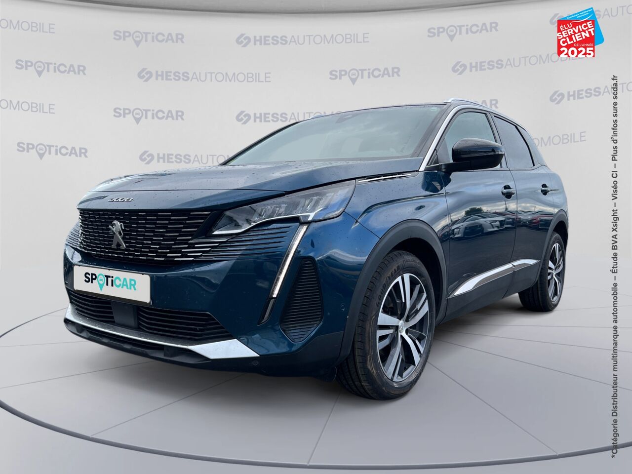 Véhicule d'occasion PEUGEOT 3008 1.5 BLUEHDI 130CH S/S ROADTRIP EAT8 SIEGES CHAUF GPS CAMERA CARPLAY chez Renault Sélestat