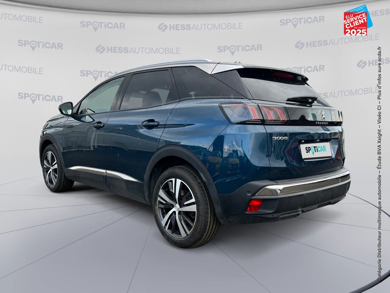 Véhicule d'occasion PEUGEOT 3008 1.5 BLUEHDI 130CH S/S ROADTRIP EAT8 SIEGES CHAUF GPS CAMERA CARPLAY chez Renault Sélestat
