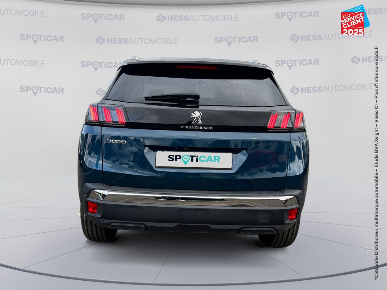 Véhicule d'occasion PEUGEOT 3008 1.5 BLUEHDI 130CH S/S ROADTRIP EAT8 SIEGES CHAUF GPS CAMERA CARPLAY chez Renault Sélestat