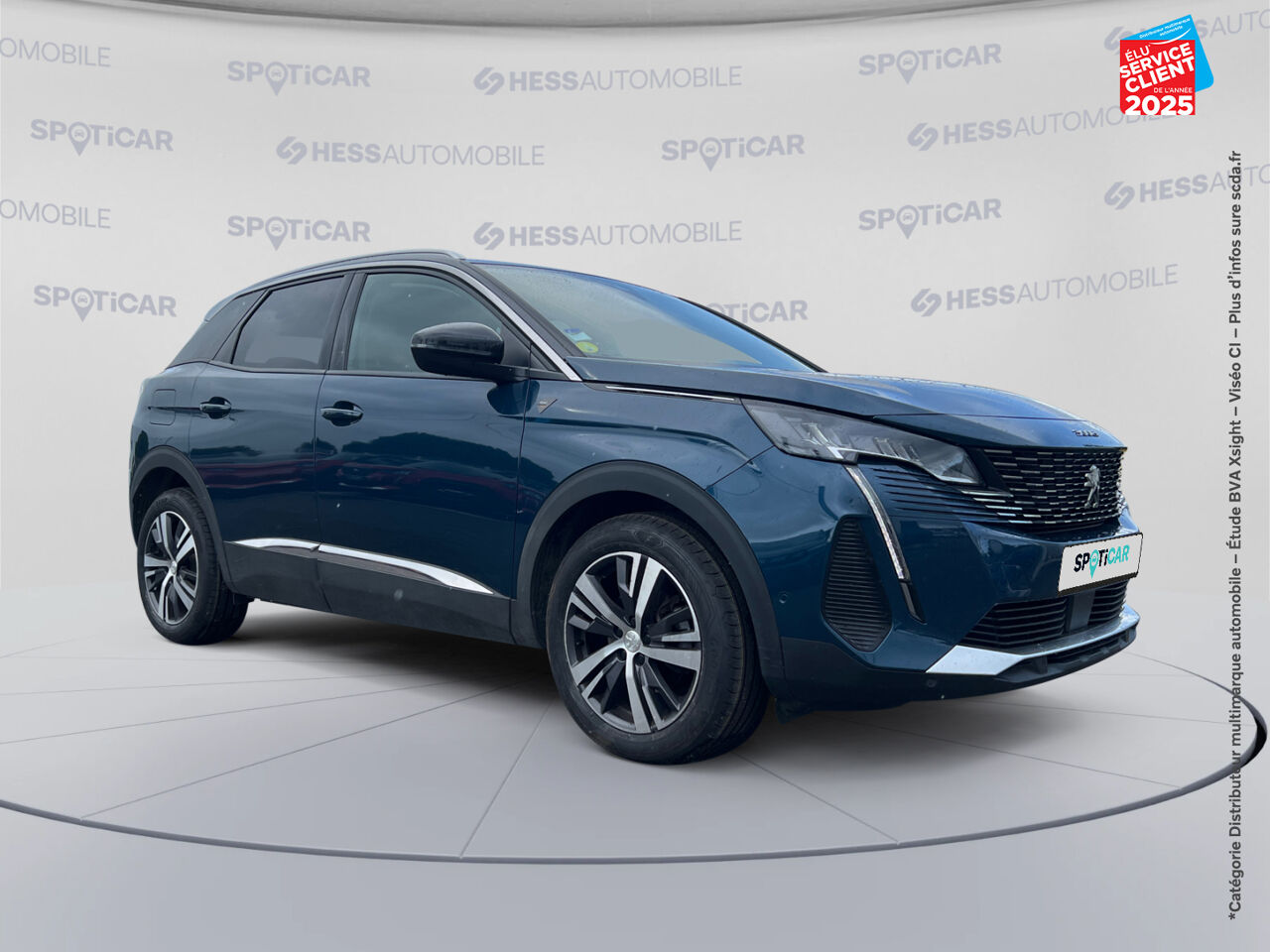 Véhicule d'occasion PEUGEOT 3008 1.5 BLUEHDI 130CH S/S ROADTRIP EAT8 SIEGES CHAUF GPS CAMERA CARPLAY chez Renault Sélestat