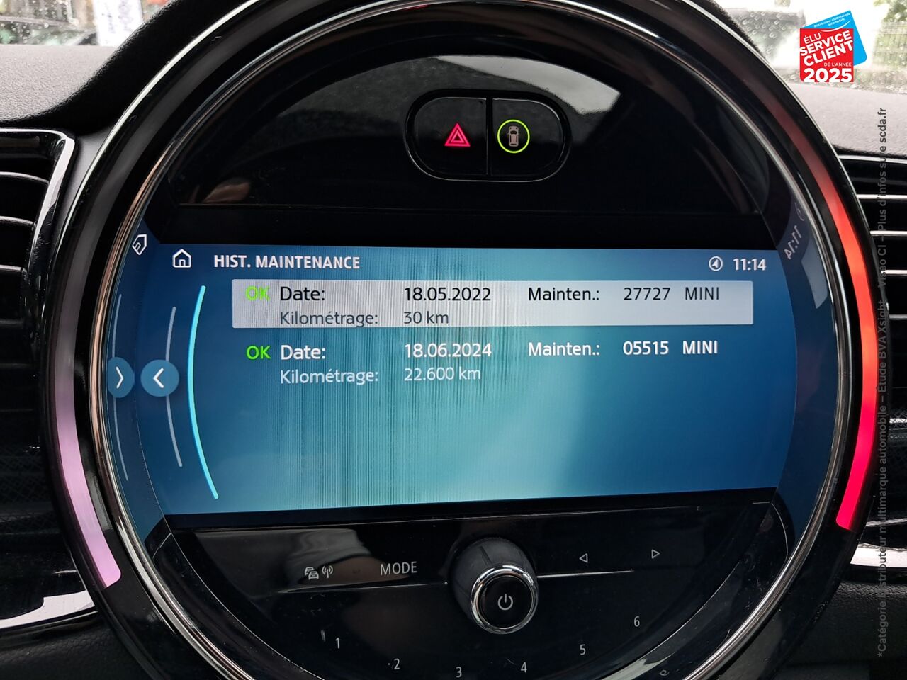 Véhicule d'occasion MINI CLUBMAN COOPER S 178CH KNIGHTSBRIDGE BVA7 TPANO GPS CAMERA CARPLAY chez MINI Lons-Le-Saunier