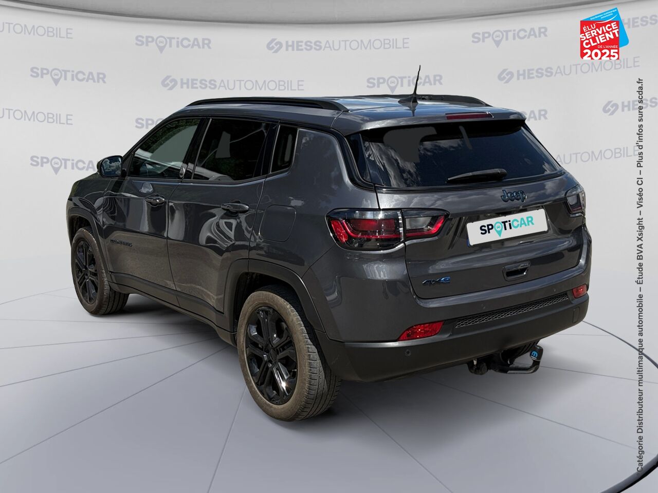 Véhicule d'occasion JEEP COMPASS 1.3 GSE T4 190CH BROOKLYN EDITION 4XE PHEV AT6 chez Opel Besançon
