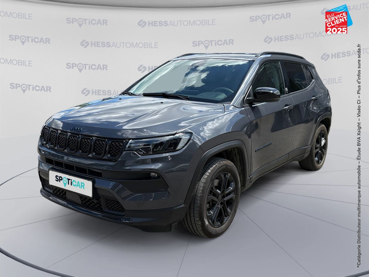 Véhicule d'occasion JEEP COMPASS 1.3 GSE T4 190CH BROOKLYN EDITION 4XE PHEV AT6 chez Opel Besançon