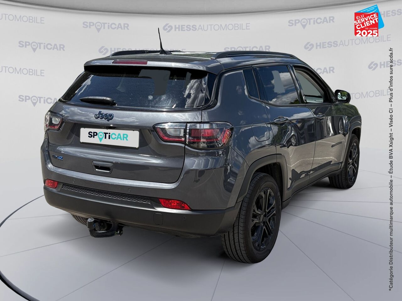 Véhicule d'occasion JEEP COMPASS 1.3 GSE T4 190CH BROOKLYN EDITION 4XE PHEV AT6 chez Opel Besançon