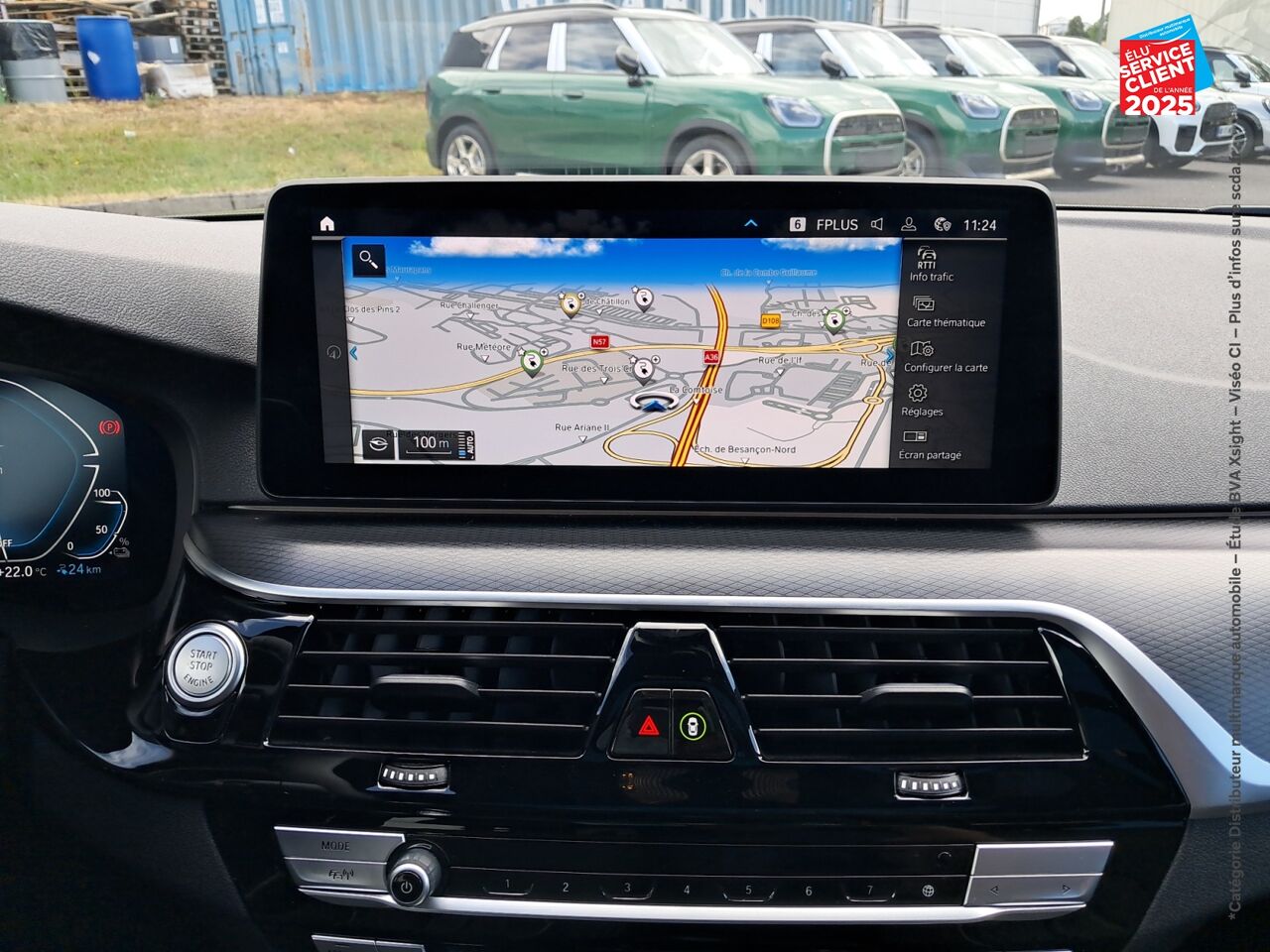 Véhicule d'occasion BMW SERIE 5 TOURING 530EA XDRIVE 292CH M SPORT STEPTRONIC 10CV chez Renault Sélestat