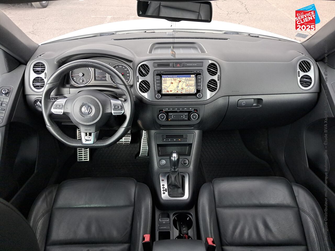 Véhicule d'occasion VOLKSWAGEN TIGUAN 2.0 TDI 140CH BLUEMOTION TECHNOLOGY FAP CARAT 4MOTION DSG7 SIEGES CUIR GPS CAMERA chez Primocar