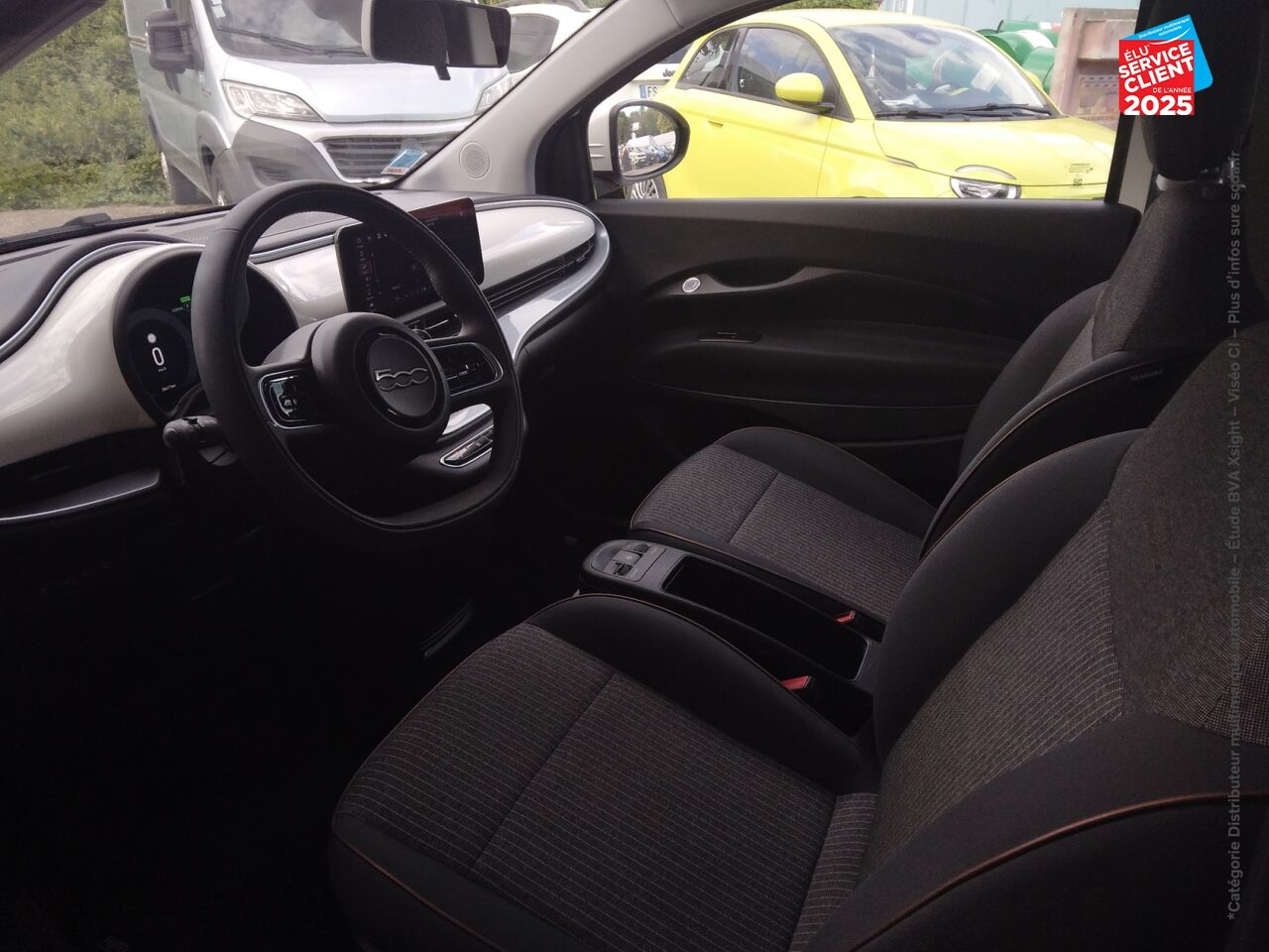 Véhicule d'occasion FIAT 500 3+1 E 95CH ICONE GPS CAMERA chez Renault Sélestat