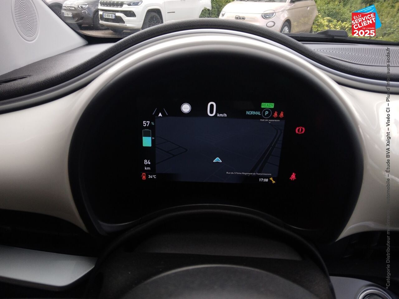 Véhicule d'occasion FIAT 500 3+1 E 95CH ICONE GPS CAMERA chez Renault Sélestat