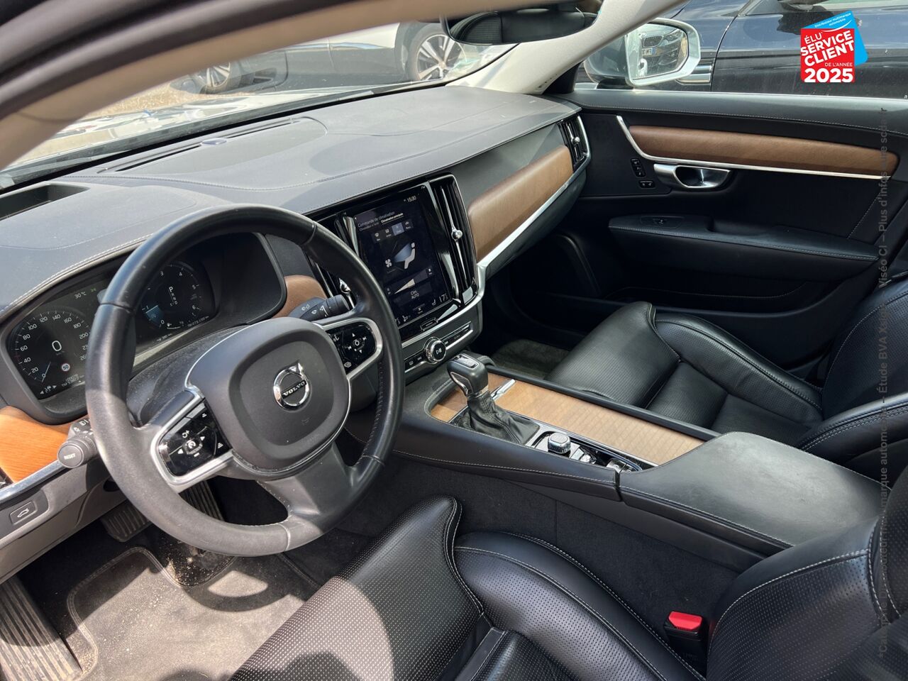 Véhicule d'occasion VOLVO S90 D4 ADBLUE 190CH INSCRIPTION LUXE GEARTRONIC TPANO SIEGE CHAUF VENTIL CAMERA chez Volvo Strasbourg