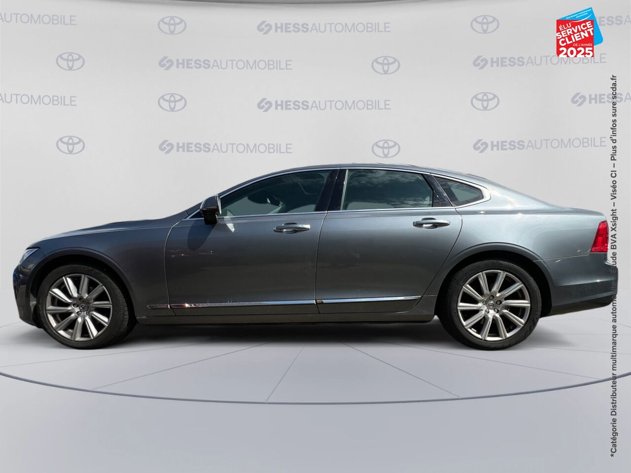 Véhicule d'occasion VOLVO S90 D4 ADBLUE 190CH INSCRIPTION LUXE GEARTRONIC TPANO SIEGE CHAUF VENTIL CAMERA chez Volvo Strasbourg