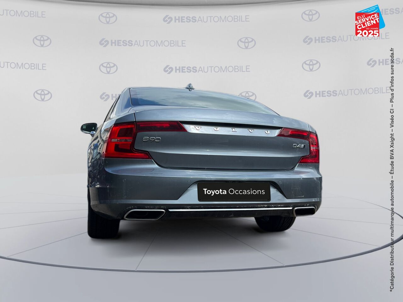 Véhicule d'occasion VOLVO S90 D4 ADBLUE 190CH INSCRIPTION LUXE GEARTRONIC TPANO SIEGE CHAUF VENTIL CAMERA chez Volvo Strasbourg
