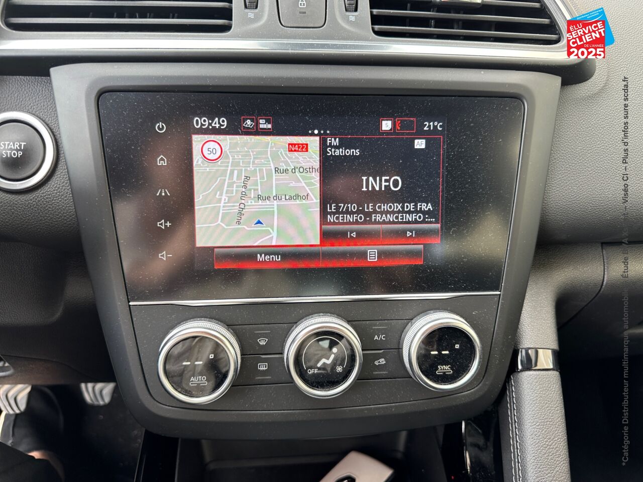 Véhicule d'occasion RENAULT KADJAR 1.3 TCE 140CH FAP EVOLUTION chez Renault Sélestat
