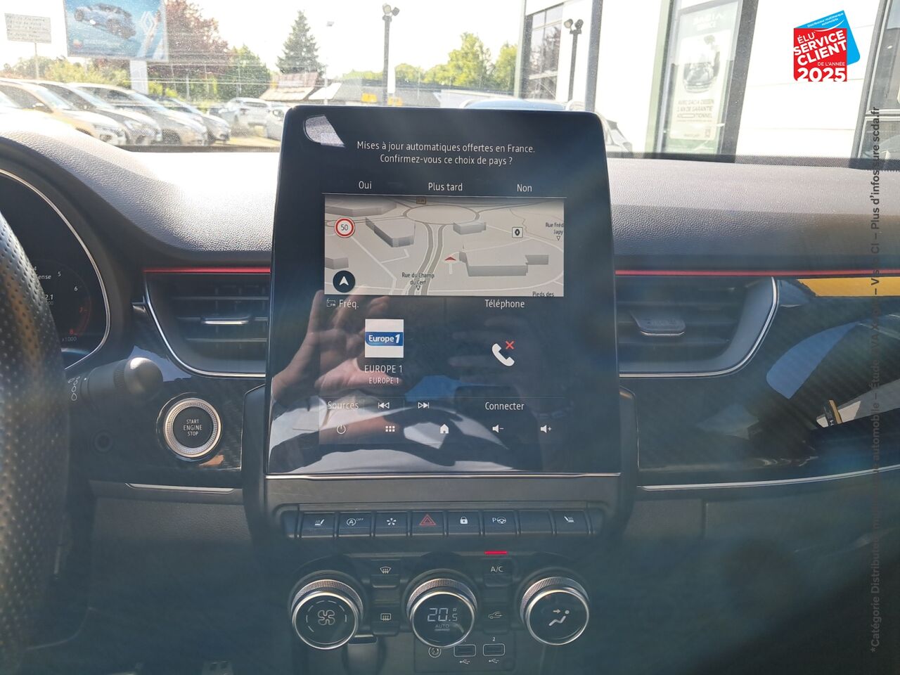 Véhicule d'occasion RENAULT ARKANA 1.3 TCE MILD HYBRID 140CH RS LINE EDC -22 SIEGES CHAUF GPS CAMERA chez Toyota Forbach