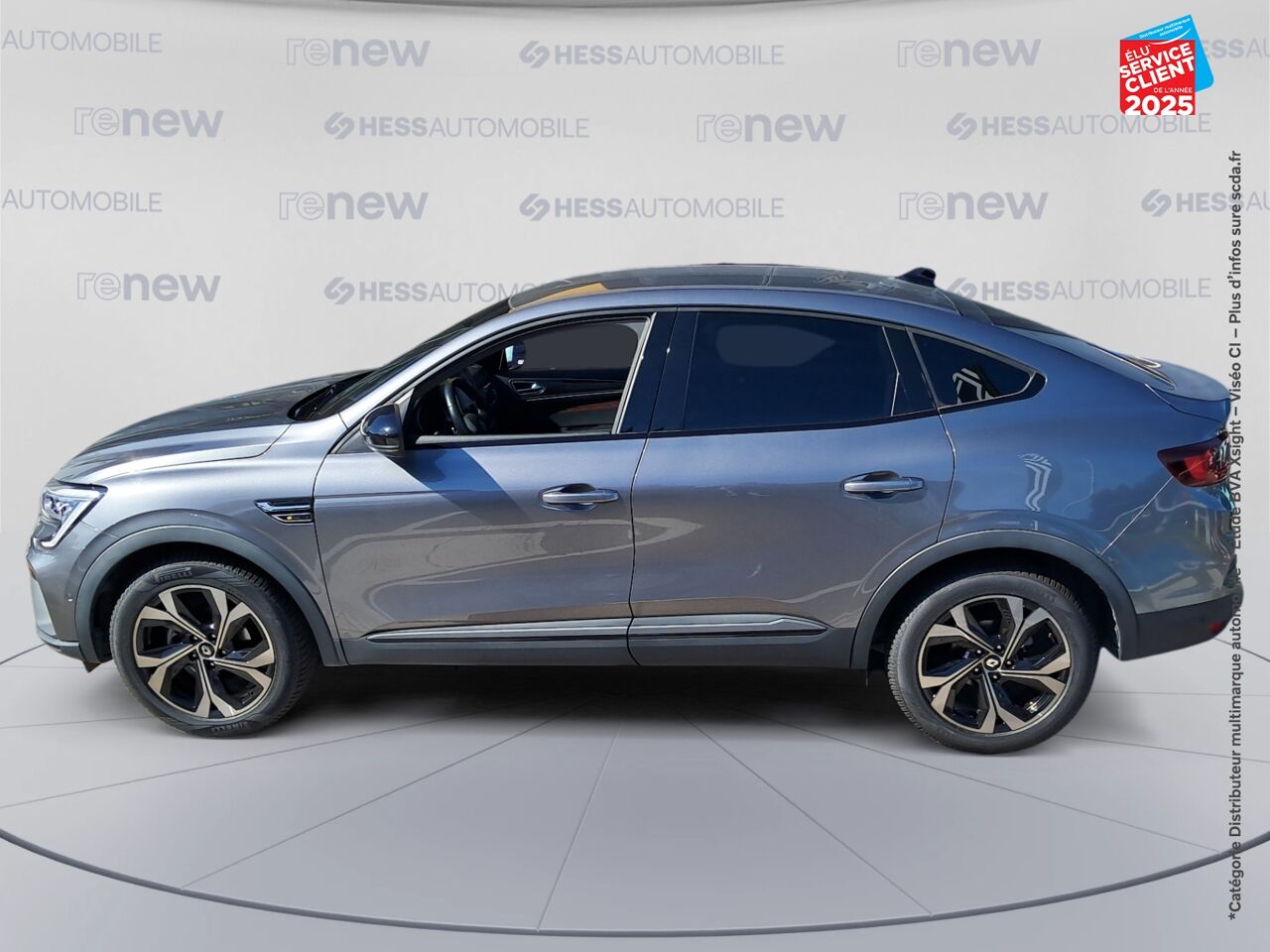Véhicule d'occasion RENAULT ARKANA 1.3 TCE MILD HYBRID 140CH RS LINE EDC -22 SIEGES CHAUF GPS CAMERA chez Toyota Forbach