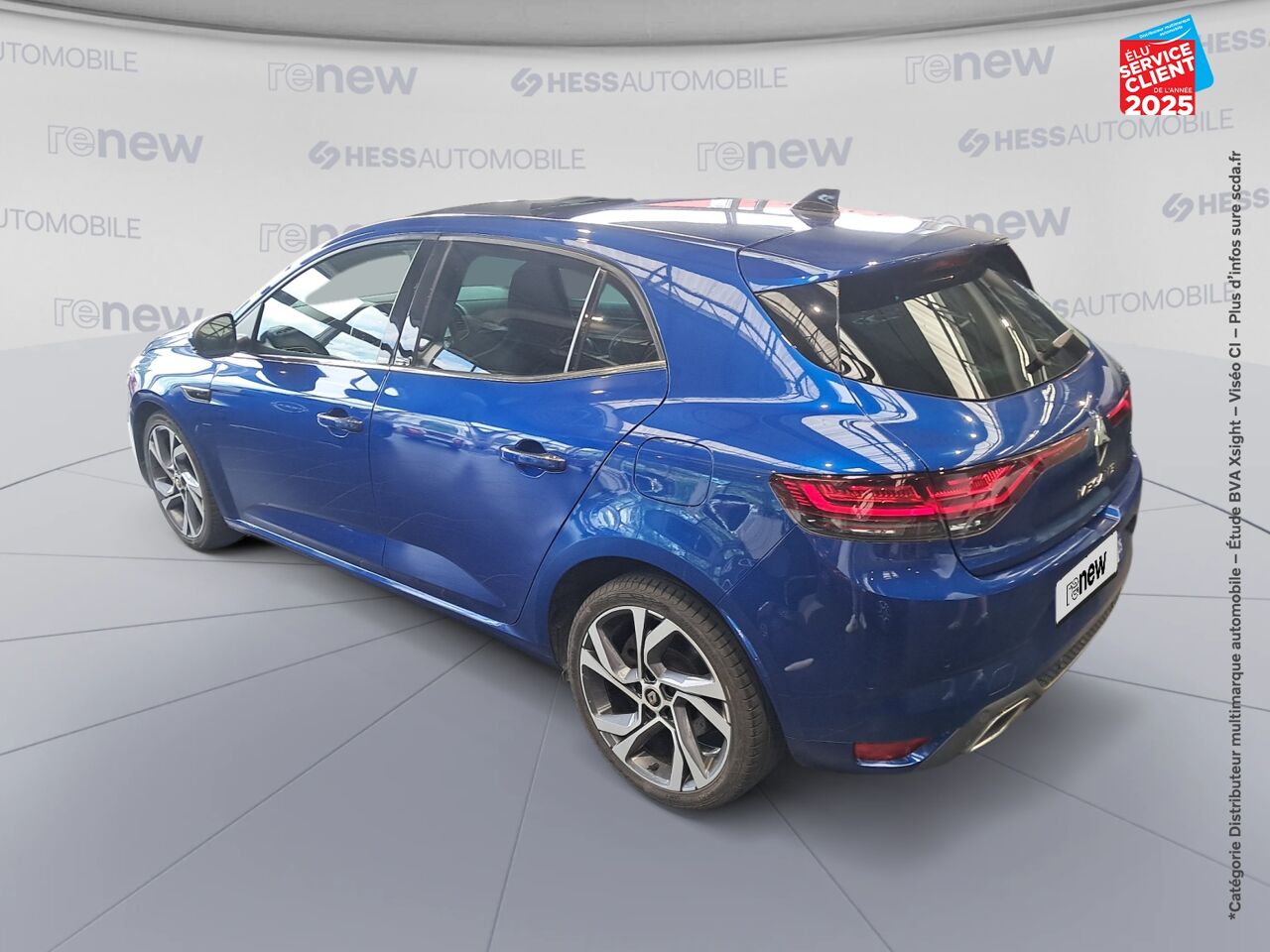 Véhicule d'occasion RENAULT MEGANE 1.6 E-TECH PLUG-IN 160CH RS LINE -21N TOUVRANT SIEGES CHAUF GPS BOSE chez Renault Montbéliard