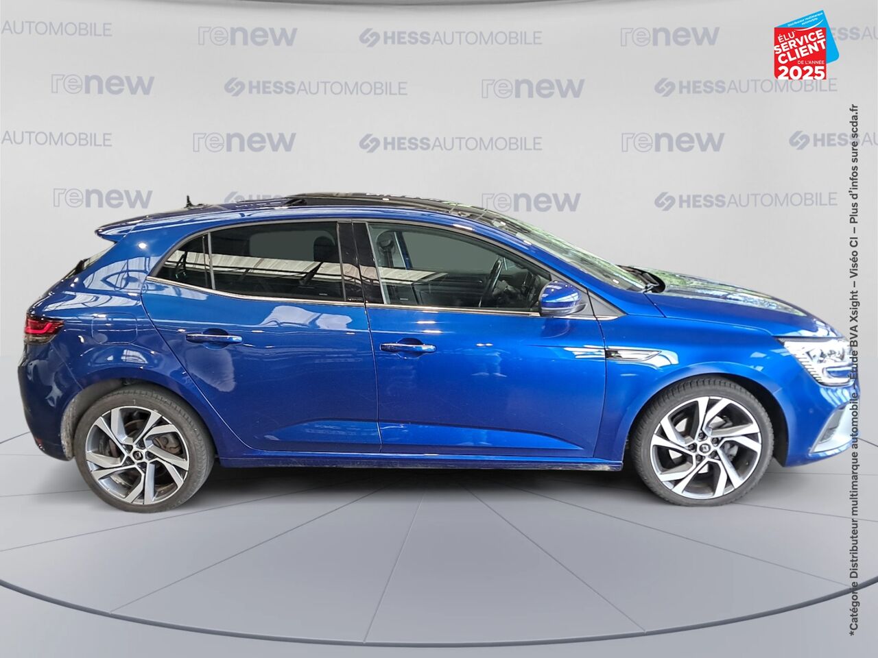 Véhicule d'occasion RENAULT MEGANE 1.6 E-TECH PLUG-IN 160CH RS LINE -21N TOUVRANT SIEGES CHAUF GPS BOSE chez Renault Montbéliard