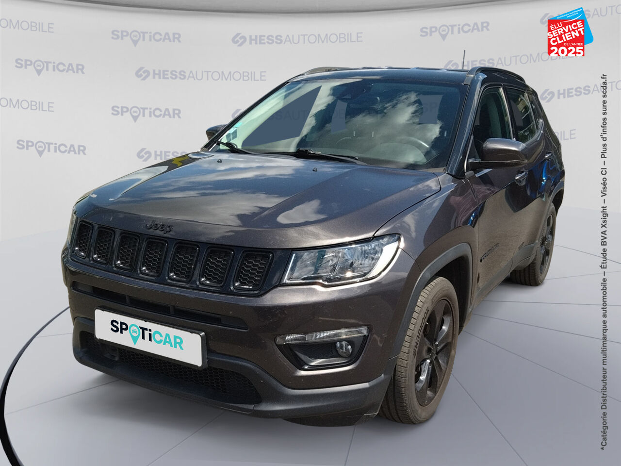 Véhicule d'occasion JEEP COMPASS 1.4 MULTIAIR II 140CH BROOKLYN EDITION 4X2 GPS CAMERA ATTELAGE chez Peugeot Charleville