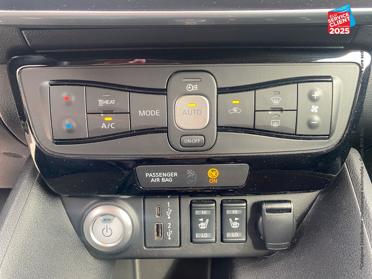 Véhicule d'occasion NISSAN LEAF 217CH E+ 62KWH N-CONNECTA 22 SIEGES CHAUF GPS chez Nissan Dijon