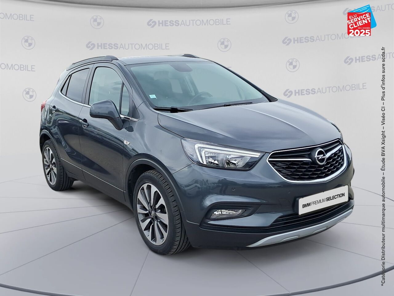 Véhicule d'occasion OPEL MOKKA X 1.4 TURBO 140 ELITE 4X2 EURO6D-T TPANO SIEGES CHAUF/CUIR CAMERA ATTELAGE BOSE chez Opel Dijon