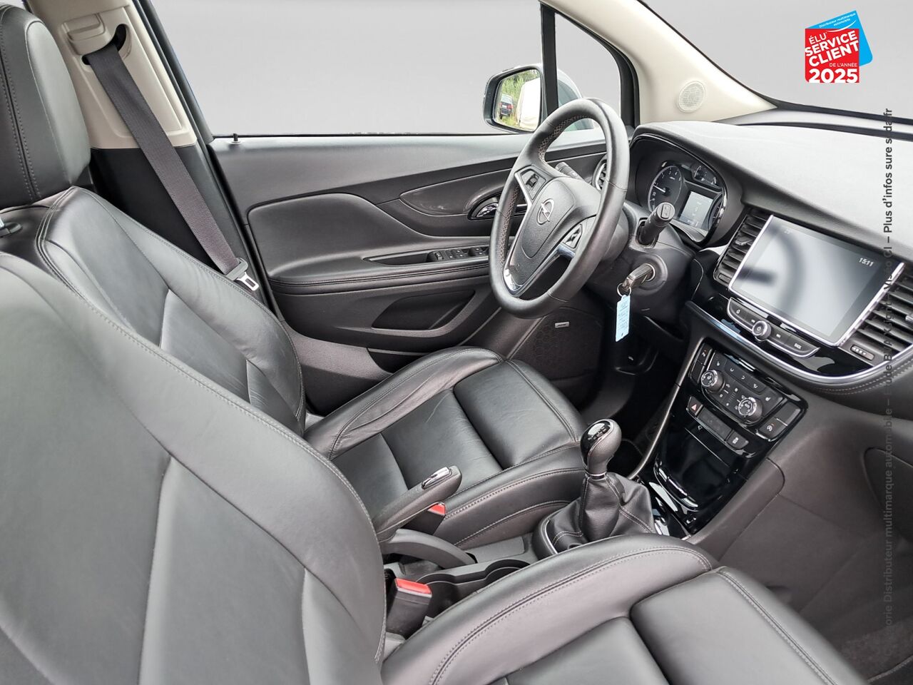 Véhicule d'occasion OPEL MOKKA X 1.4 TURBO 140 ELITE 4X2 EURO6D-T TPANO SIEGES CHAUF/CUIR CAMERA ATTELAGE BOSE chez Opel Dijon