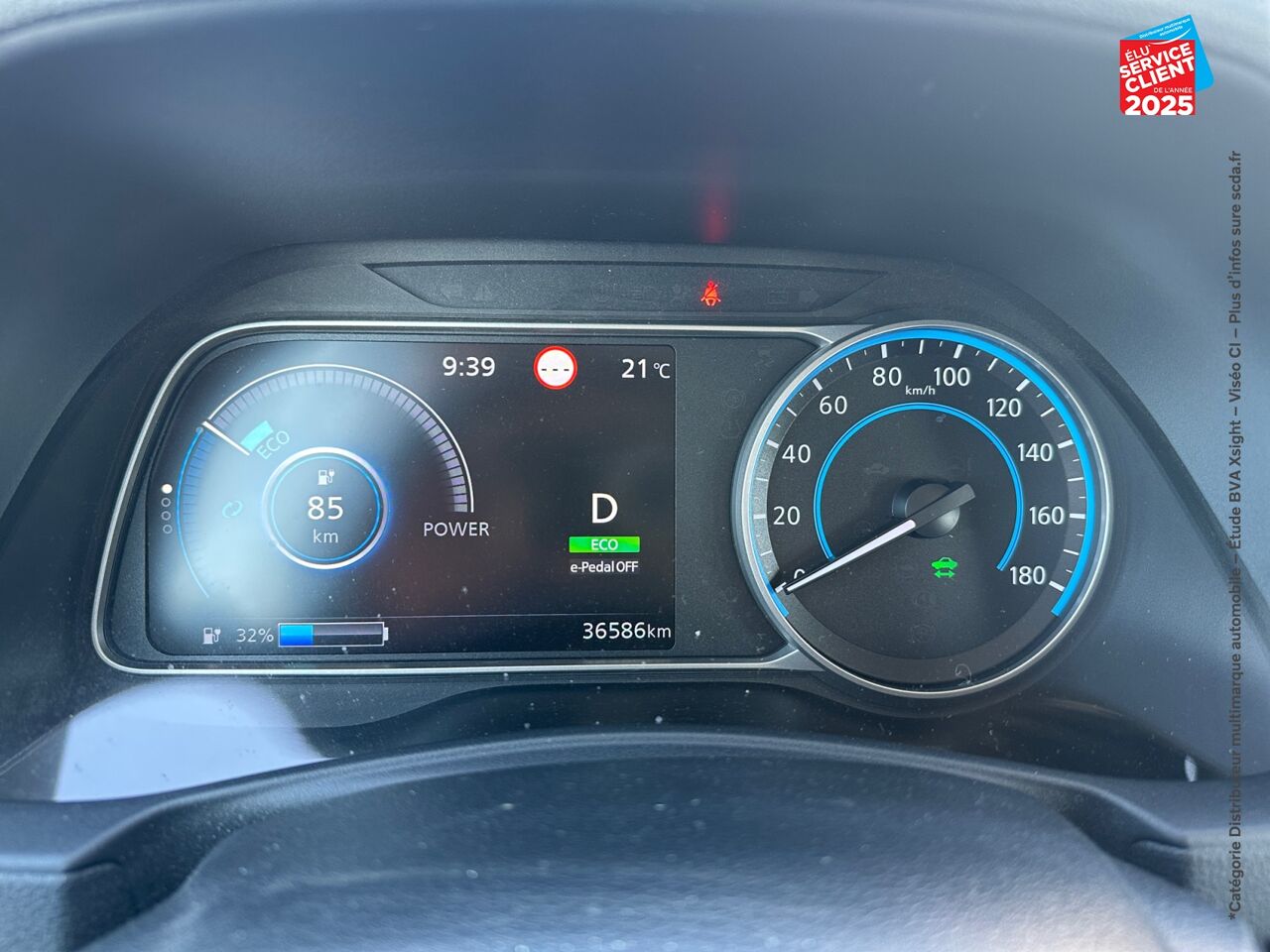 Véhicule d'occasion NISSAN LEAF 150CH 40KWH ACENTA 22 chez Nissan Montbéliard