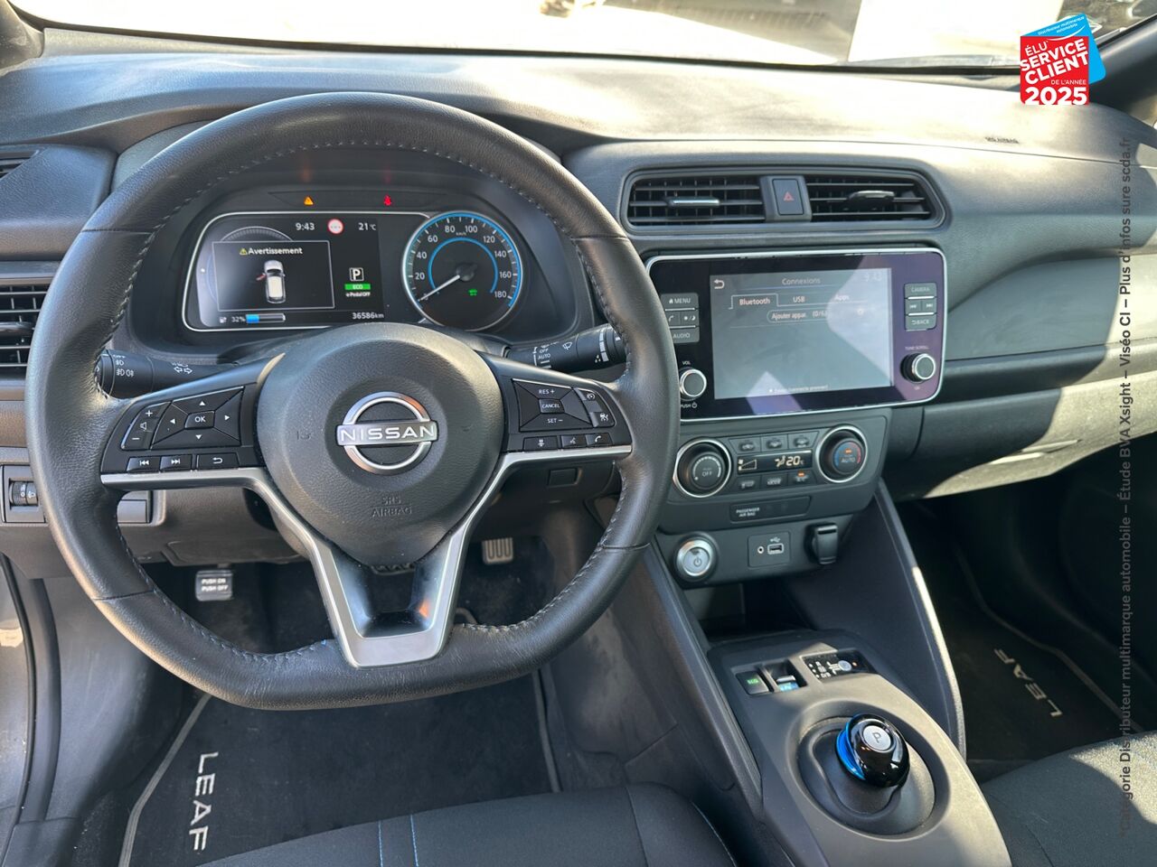 Véhicule d'occasion NISSAN LEAF 150CH 40KWH ACENTA 22 chez Nissan Montbéliard