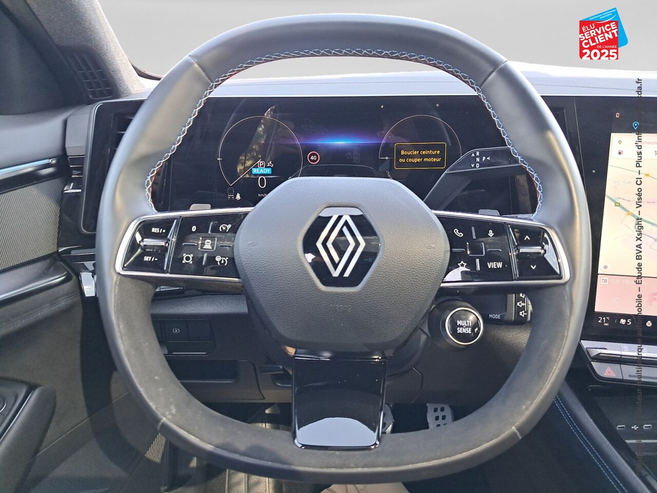 Véhicule d'occasion RENAULT ESPACE 1.2 E-TECH FULL HYBRID 200CH ESPRIT ALPINE GPS CAMERA chez Renault Colmar