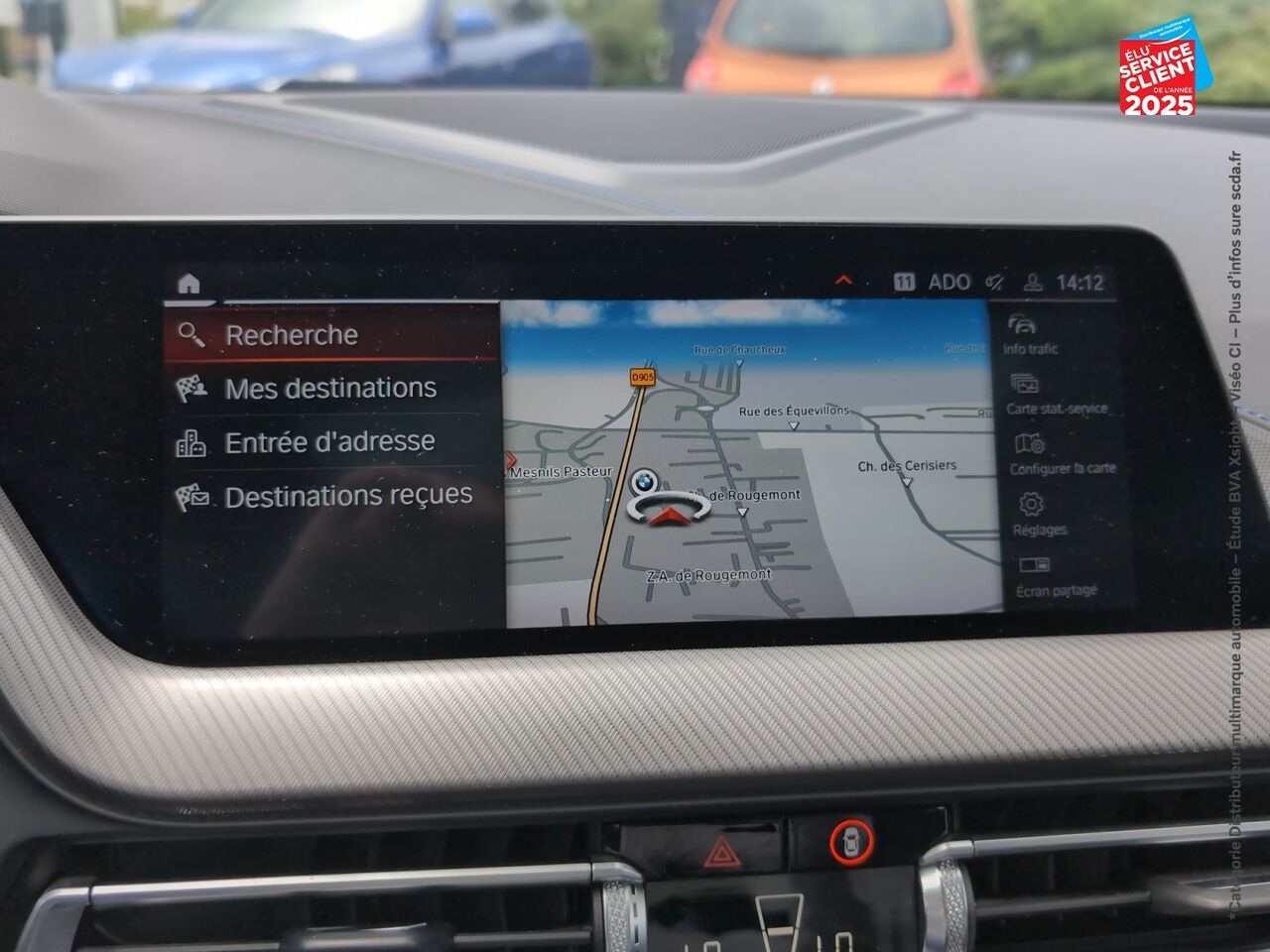 Véhicule d'occasion BMW SERIE 1 118IA 136CH M SPORT DKG7 SIEGES CHAUF/CUIR GPS CAMERA CARPLAY chez Land Rover Strasbourg