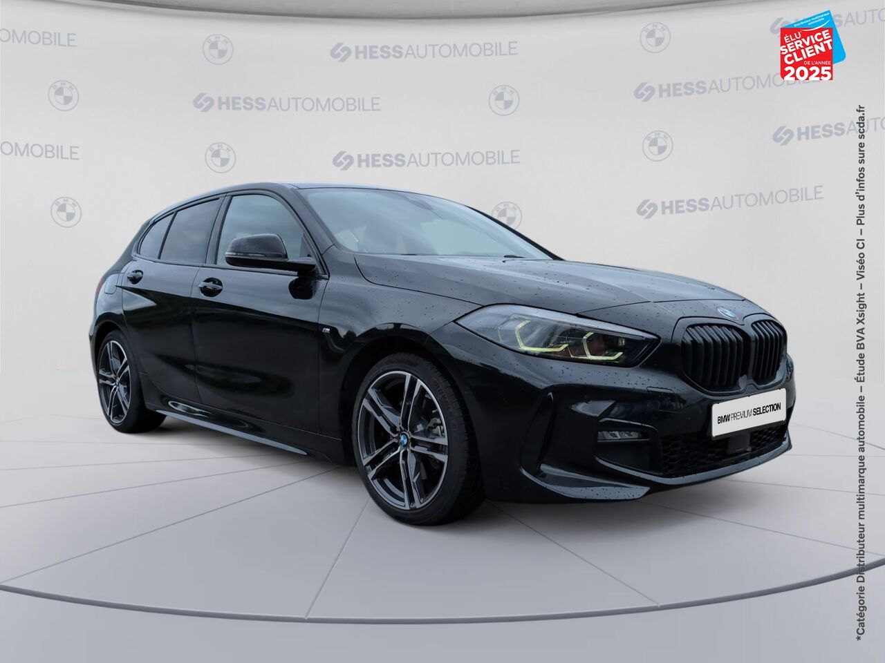 Véhicule d'occasion BMW SERIE 1 118IA 136CH M SPORT DKG7 SIEGES CHAUF/CUIR GPS CAMERA CARPLAY chez Land Rover Strasbourg