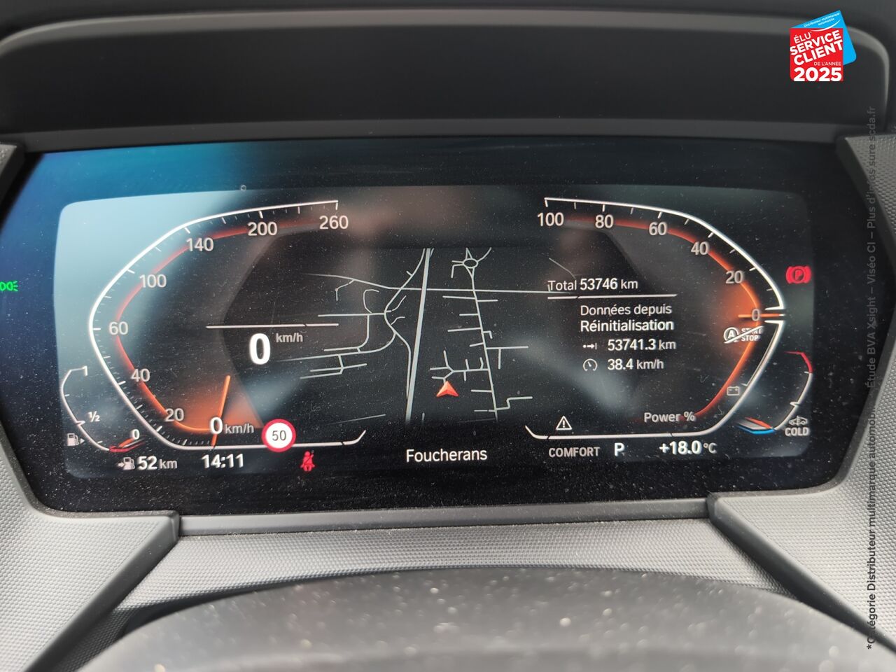 Véhicule d'occasion BMW SERIE 1 118IA 136CH M SPORT DKG7 SIEGES CHAUF/CUIR GPS CAMERA CARPLAY chez Land Rover Strasbourg