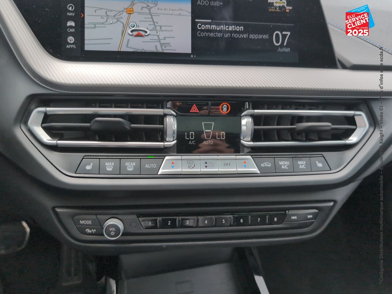 Véhicule d'occasion BMW SERIE 1 118IA 136CH M SPORT DKG7 SIEGES CHAUF/CUIR GPS CAMERA CARPLAY chez Land Rover Strasbourg