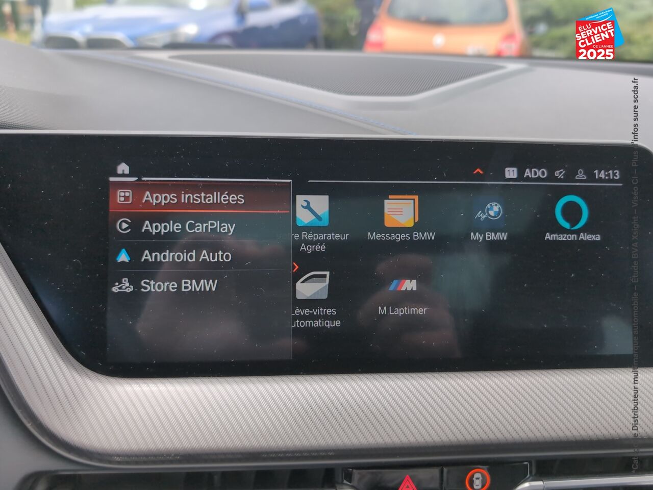 Véhicule d'occasion BMW SERIE 1 118IA 136CH M SPORT DKG7 SIEGES CHAUF/CUIR GPS CAMERA CARPLAY chez Land Rover Strasbourg