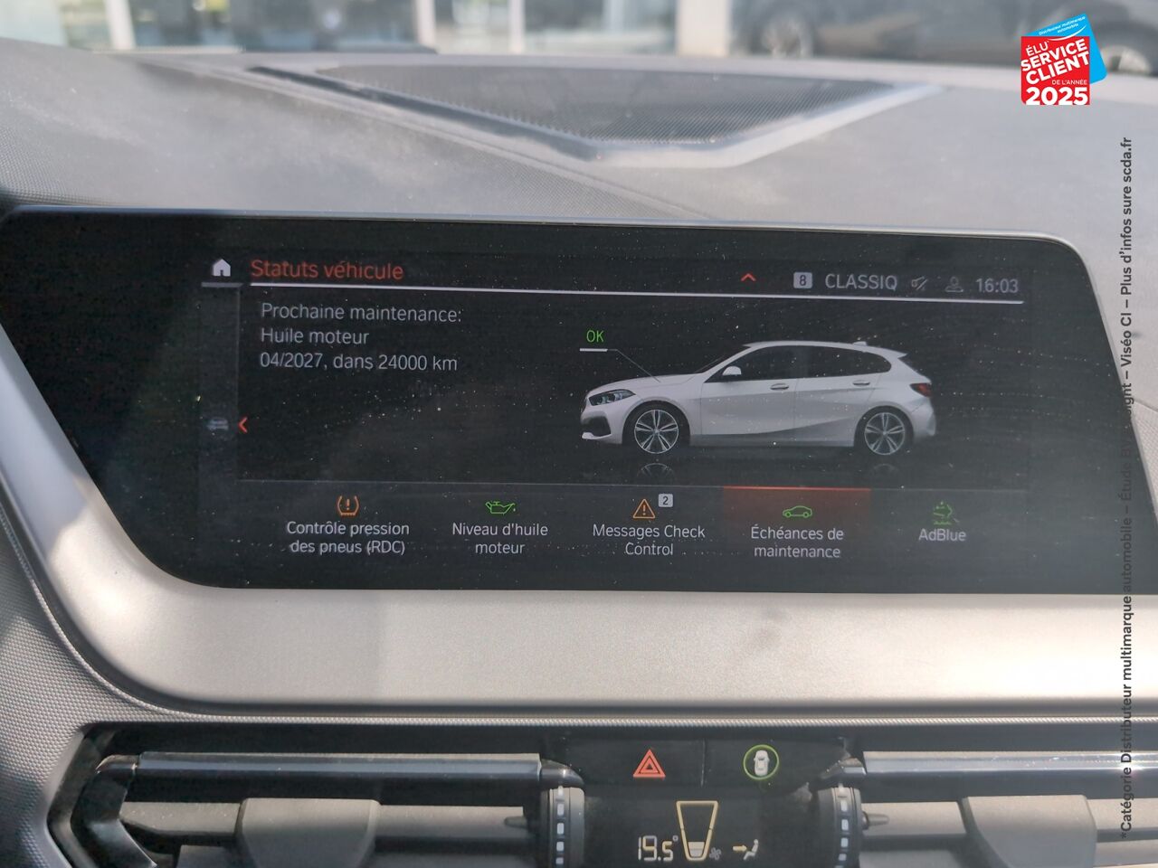 Véhicule d'occasion BMW SERIE 1 118DA 150CH BUSINESS DESIGN 8CV chez Nissan Thionville