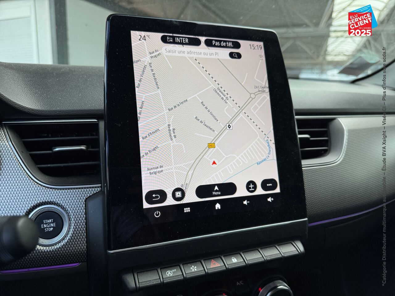 Véhicule d'occasion RENAULT ARKANA 1.3 TCE MILD HYBRID 140CH TECHNO EDC -22 GPS chez Fiat Mulhouse